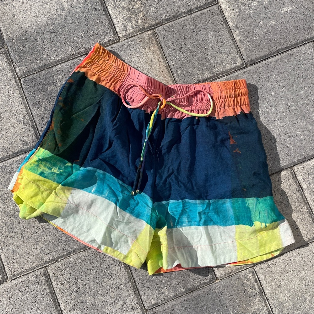 Lenny Niemeyer printed drawstring shorts size M